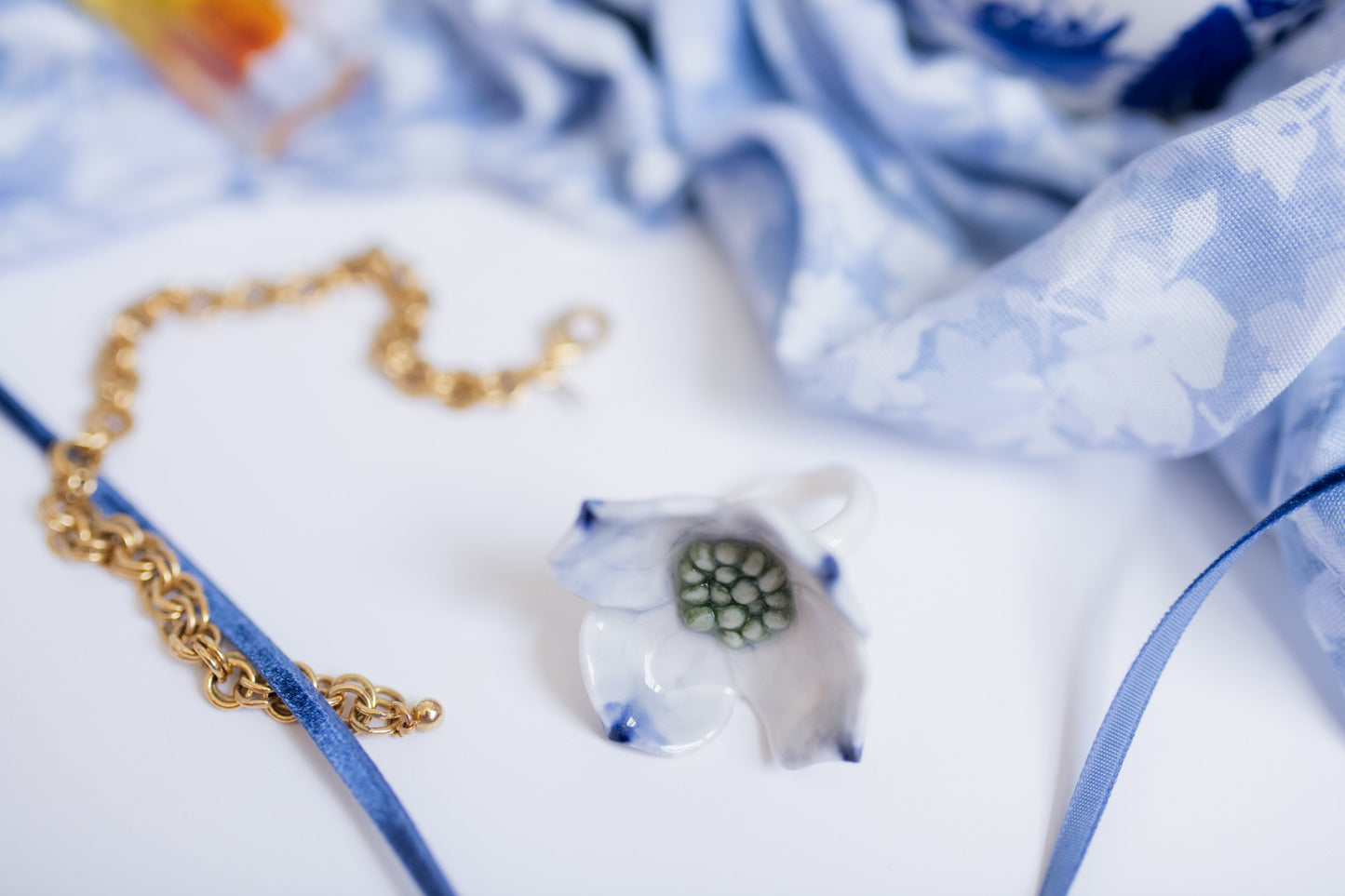 Dogwood Blossom Sculpture Ring