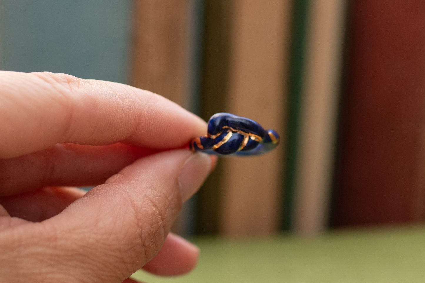 Navy & Gold True Knot