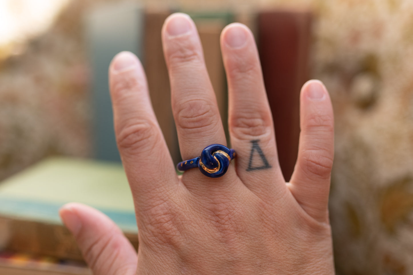 True Knot - Blue and Gold